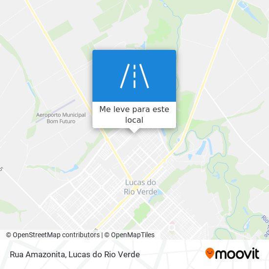 Rua Amazonita mapa