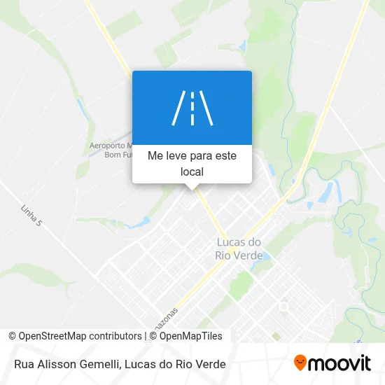 Rua Alisson Gemelli mapa