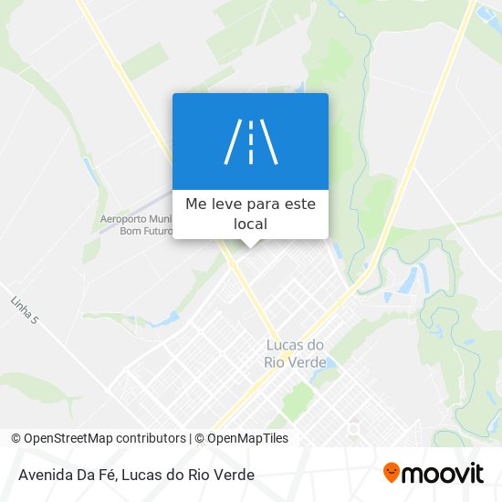 Avenida Da Fé mapa