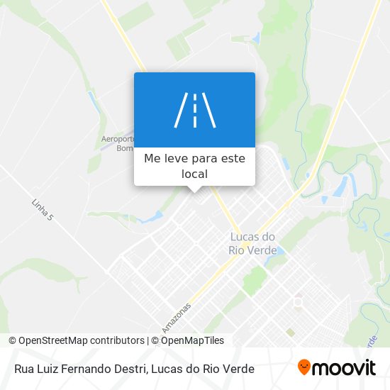 Rua Luiz Fernando Destri mapa