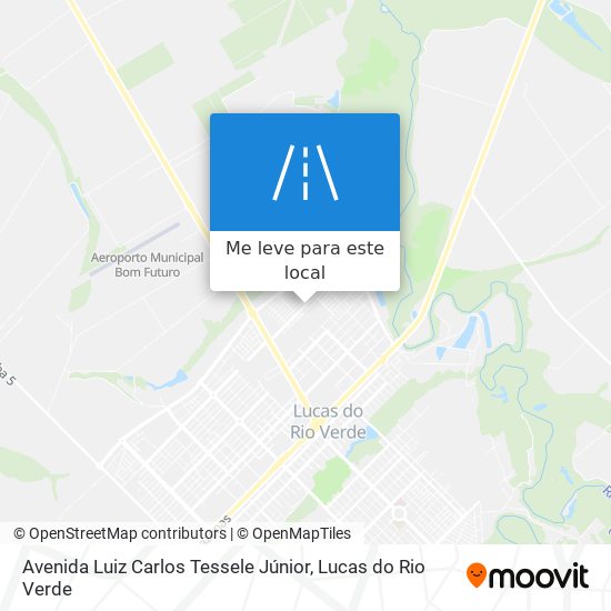 Avenida Luiz Carlos Tessele Júnior mapa