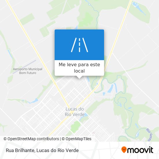 Rua Brilhante mapa