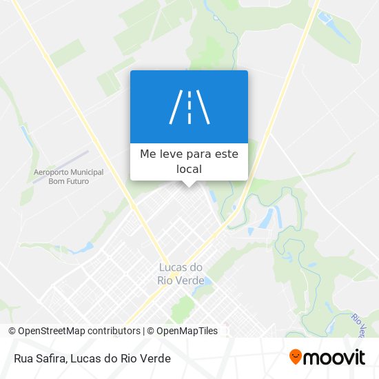 Rua Safira mapa