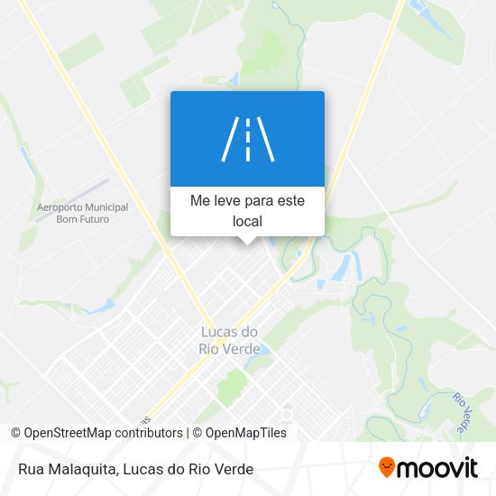 Rua Malaquita mapa