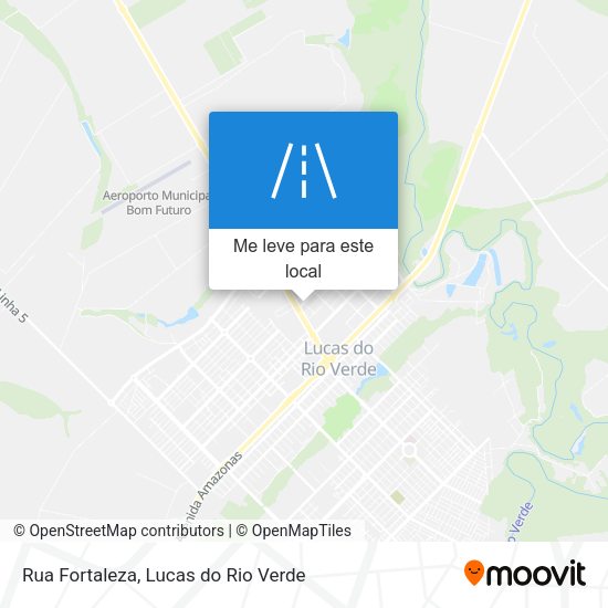 Rua Fortaleza mapa