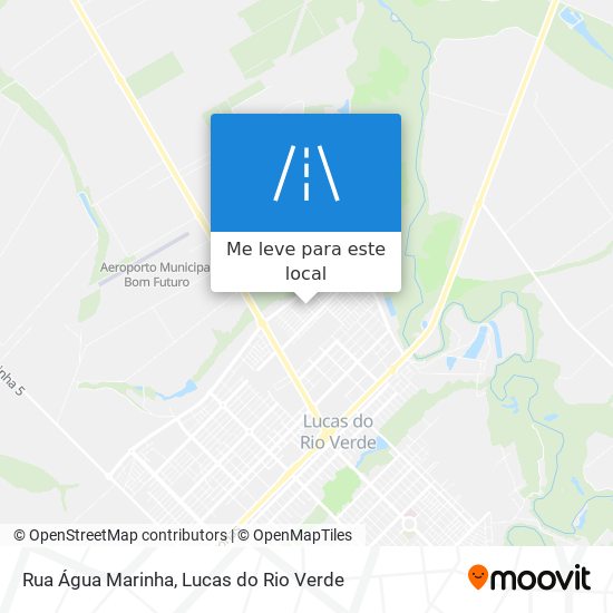 Rua Água Marinha mapa