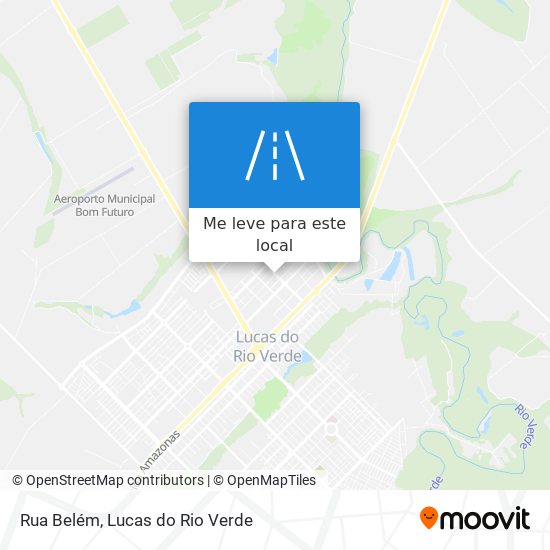 Rua Belém mapa