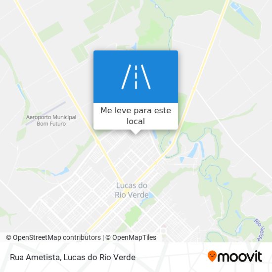 Rua Ametista mapa