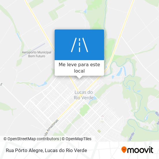 Rua Pôrto Alegre mapa
