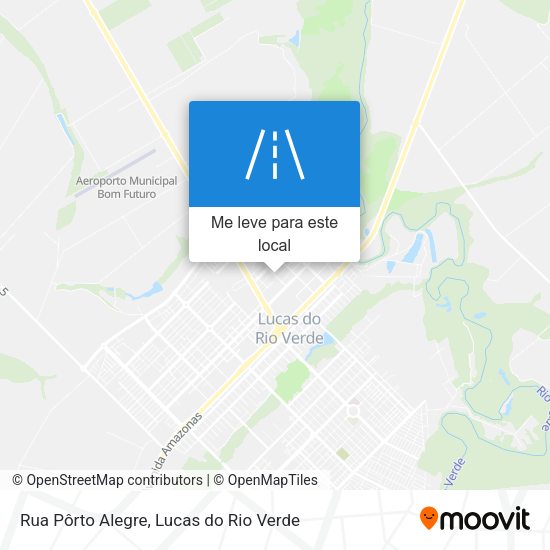 Rua Pôrto Alegre mapa