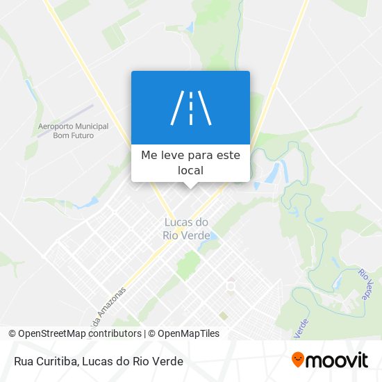 Rua Curitiba mapa