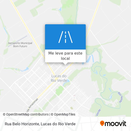 Rua Belo Horizonte mapa