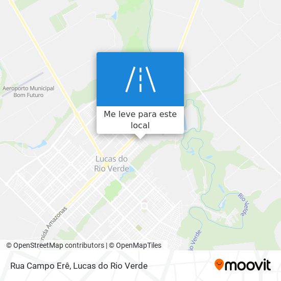 Rua Campo Erê mapa