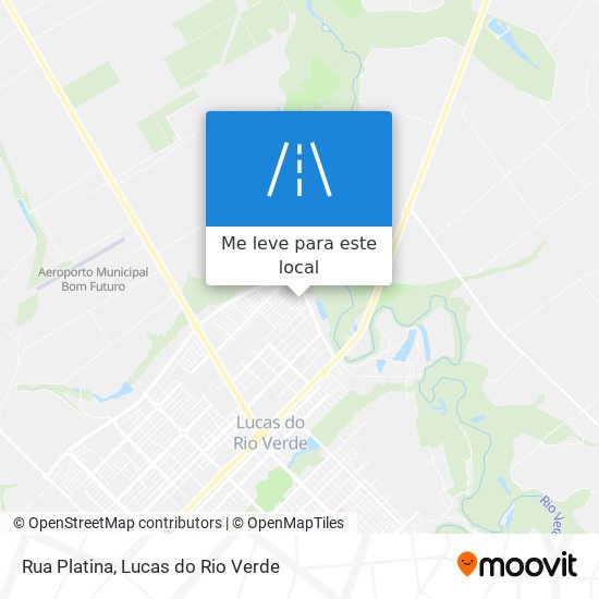 Rua Platina mapa