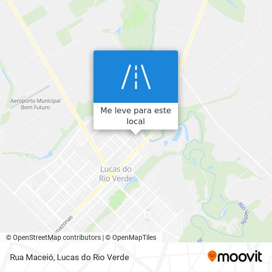 Rua Maceió mapa