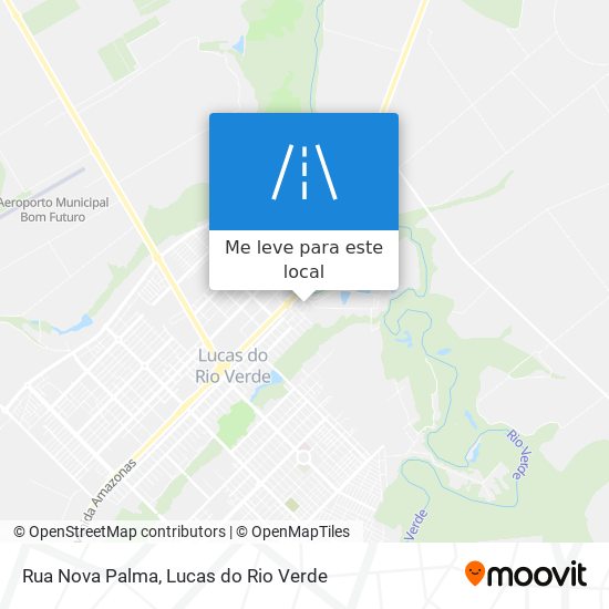 Rua Nova Palma mapa