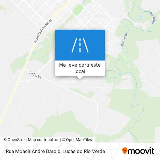 Rua Moacir André Darold mapa