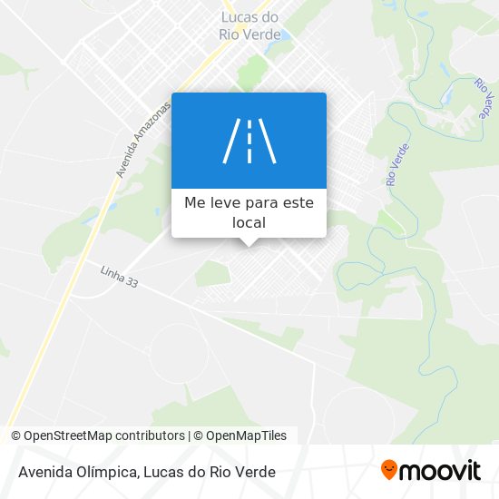 Avenida Olímpica mapa