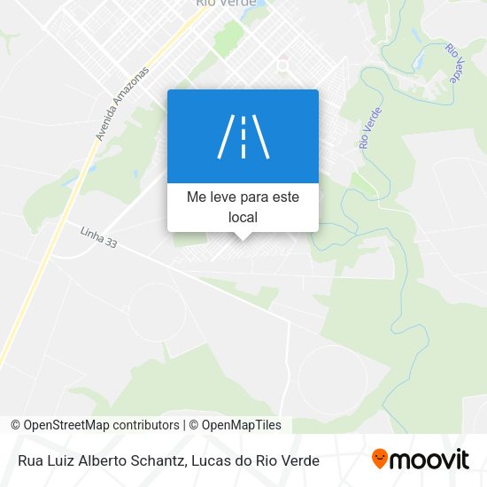 Rua Luiz Alberto Schantz mapa