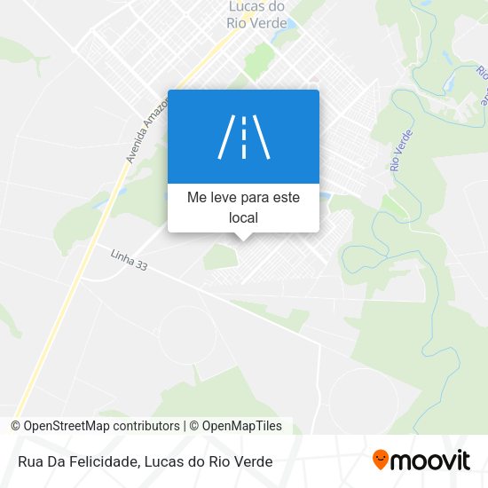 Rua Da Felicidade mapa