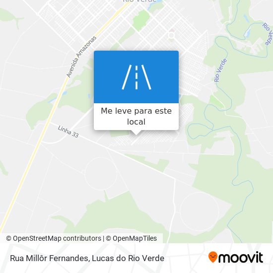 Rua Millôr Fernandes mapa