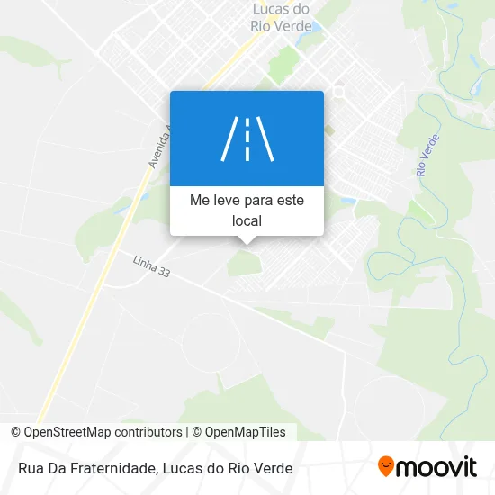 Rua Da Fraternidade mapa