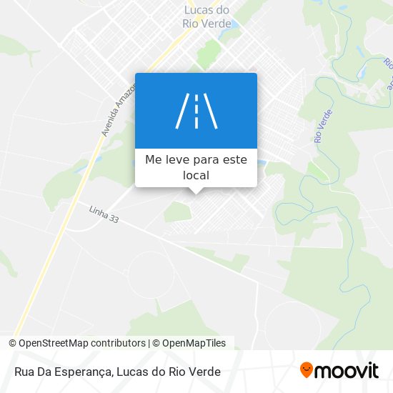 Rua Da Esperança mapa