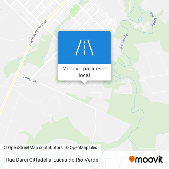 Rua Darci Cittadella mapa