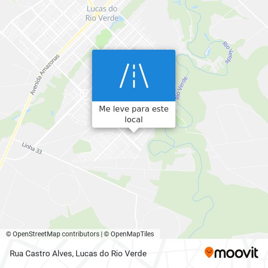 Rua Castro Alves mapa