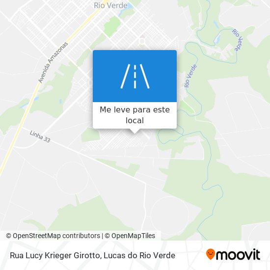 Rua Lucy Krieger Girotto mapa