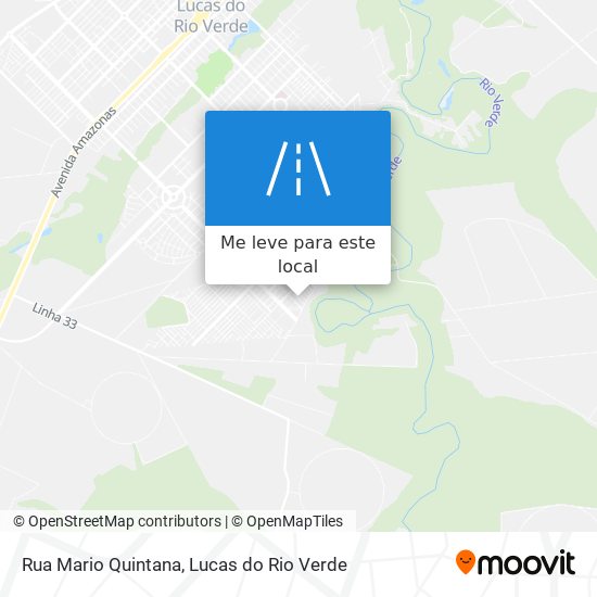 Rua Mario Quintana mapa