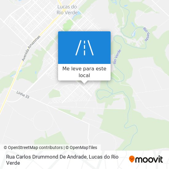 Rua Carlos Drummond De Andrade mapa