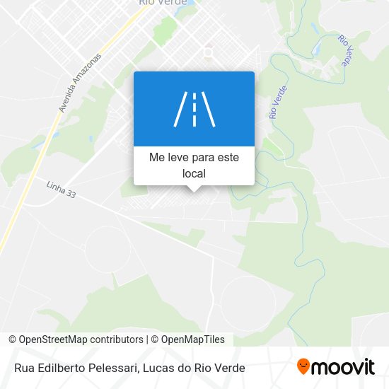 Rua Edilberto Pelessari mapa