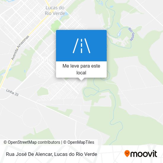 Rua José De Alencar mapa