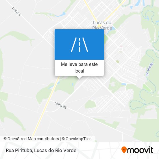 Rua Pirituba mapa