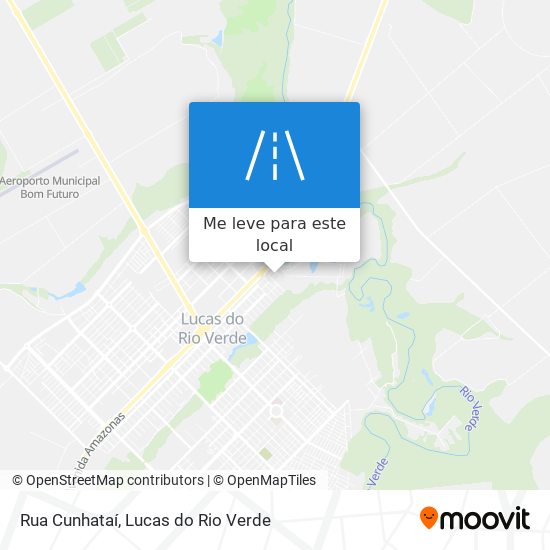 Rua Cunhataí mapa