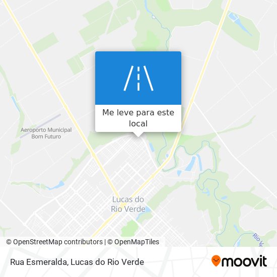 Rua Esmeralda mapa