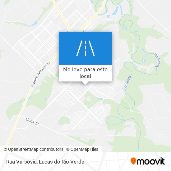 Rua Varsóvia mapa