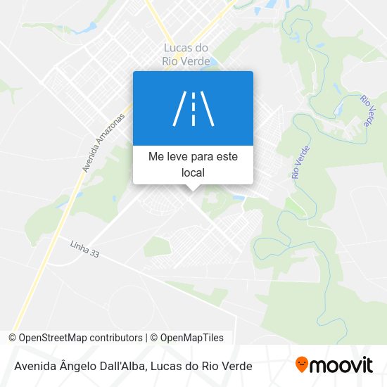 Avenida Ângelo Dall'Alba mapa
