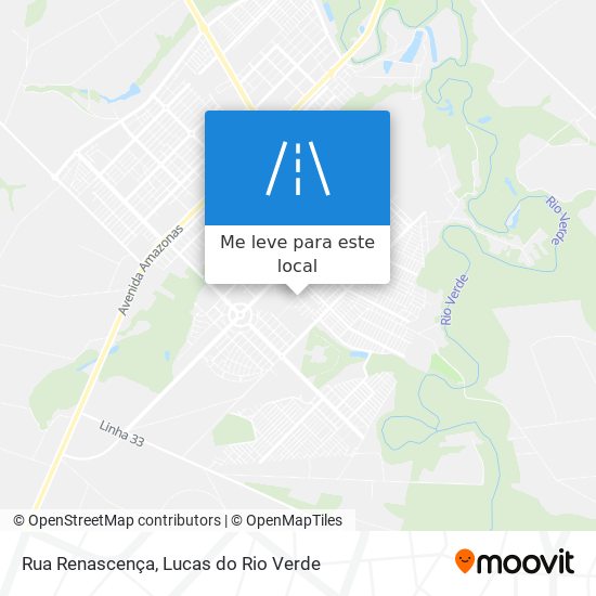 Rua Renascença mapa