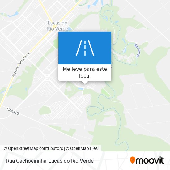 Rua Cachoeirinha mapa