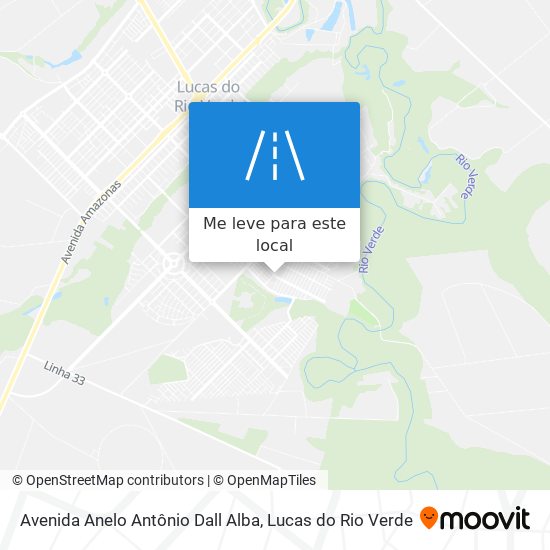 Avenida Anelo Antônio Dall Alba mapa
