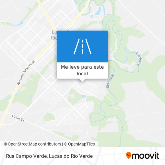 Rua Campo Verde mapa