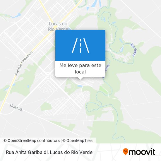 Rua Anita Garibaldi mapa