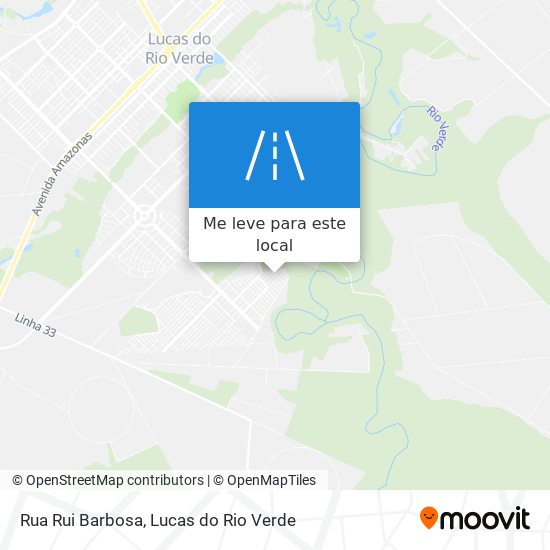 Rua Rui Barbosa mapa