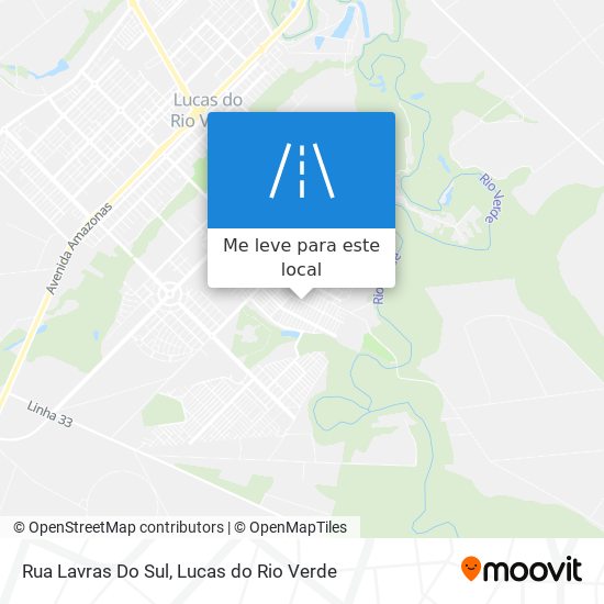 Rua Lavras Do Sul mapa