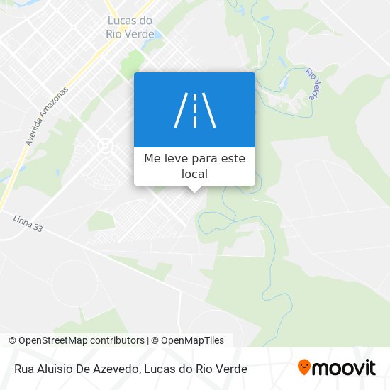 Rua Aluisio De Azevedo mapa