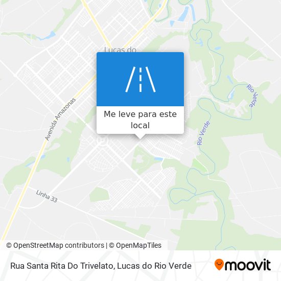 Rua Santa Rita Do Trivelato mapa