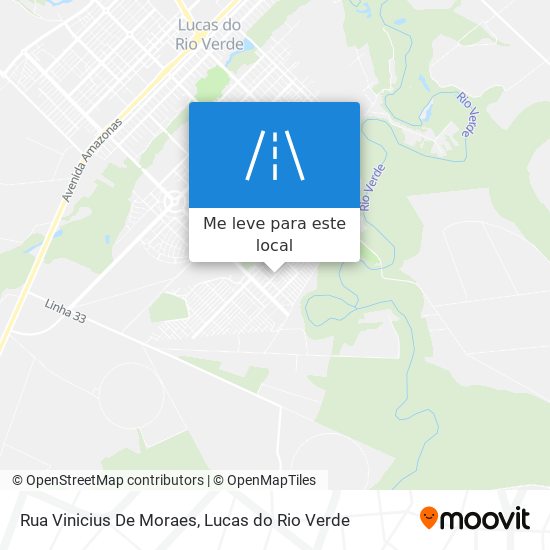 Rua Vinicius De Moraes mapa