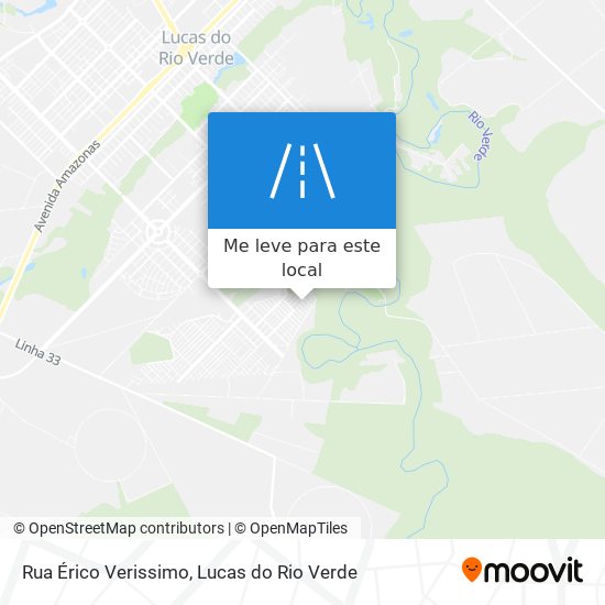 Rua Érico Verissimo mapa